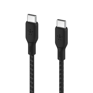 Belkin BoostCharge 100W USB-C to USB-C Braided Cable - Black