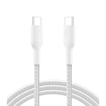 Belkin BoostCharge Pro 60W USB-C to USB-C Braided Cable - White