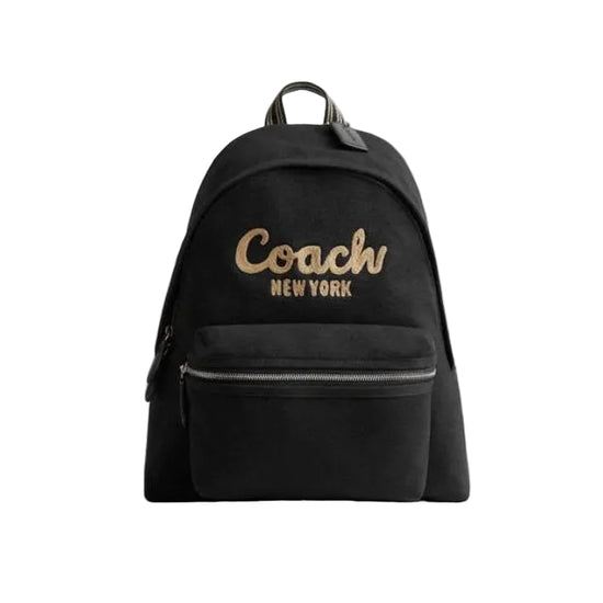 coach backpack black 550 Cargo with Adjustable straps Okuma Bay Area Custom Refined pebble leather Inside Color:Burnt Orange Copper collection_010104