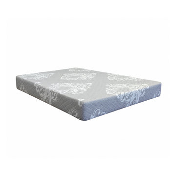 SilverRest Topaz 8" Plush Mattress - Gray