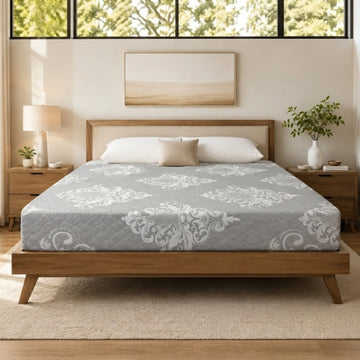 SilverRest Topaz 8" Plush Mattress - Gray