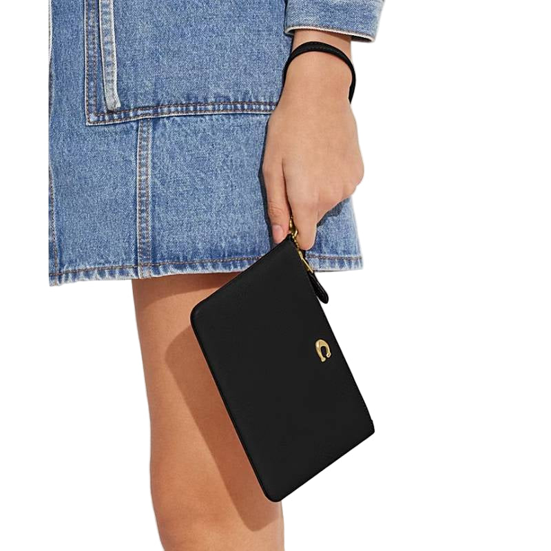 Coach Small Wristlet with Detachable Strap