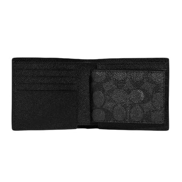 Coach 3-in-1 Wallet with Card Slots - Black
