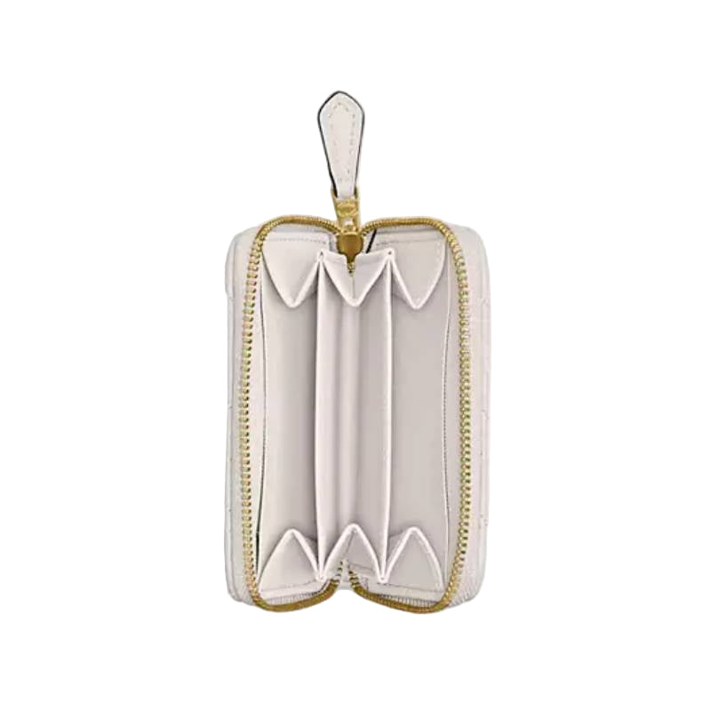 Coach Essential Small Zip Around Card Case with Pillow Quilting