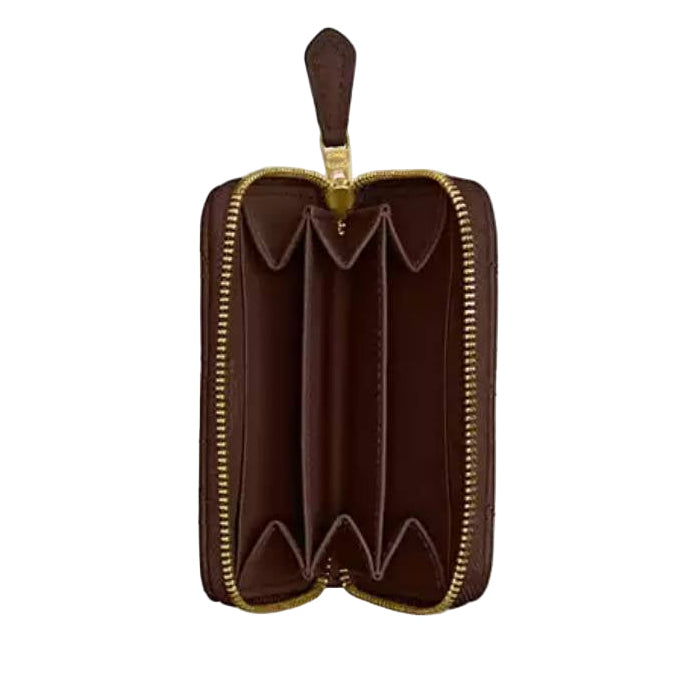 Coach Essential Small Zip Around Card Case with Pillow Quilting