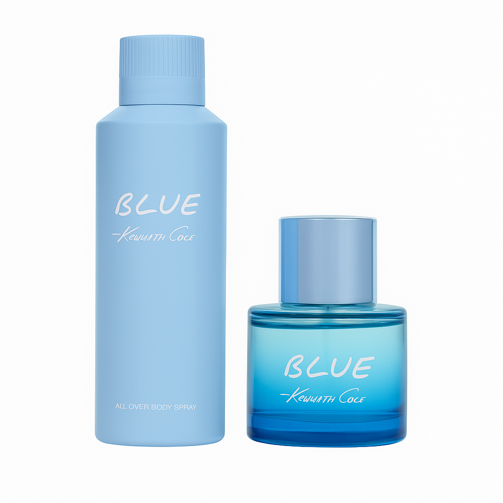 リーウエイCONSCIENTIOUS EDITION HIM 60ml x 2 Kenneth Cole Blue Men's (2-Piece) Eau de Toilette Gift Set– Curacao