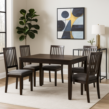 Yorktown (7-Piece) Dining Table Set by Steve Silver Company - Brown
