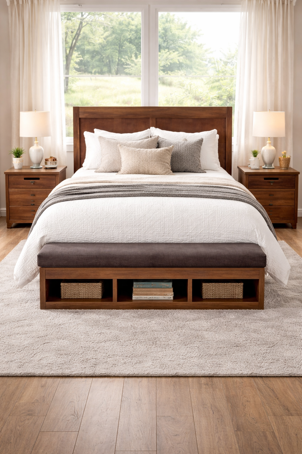 Rocket Full/Twin Bed by Best Home - Brown