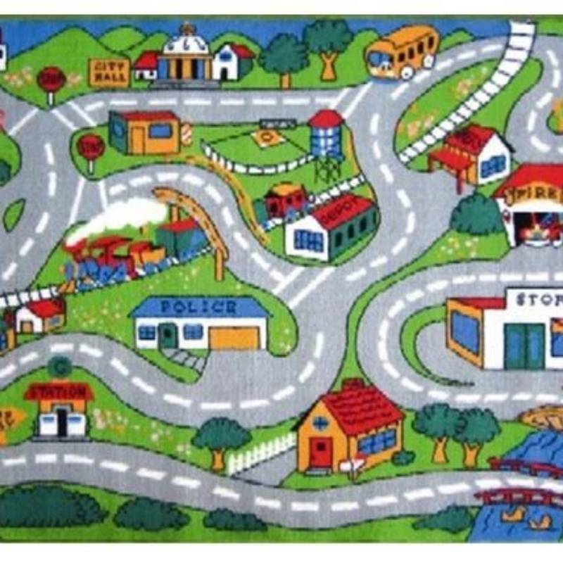 L.A Rugs Fun Time Country Rectangular Area Rug