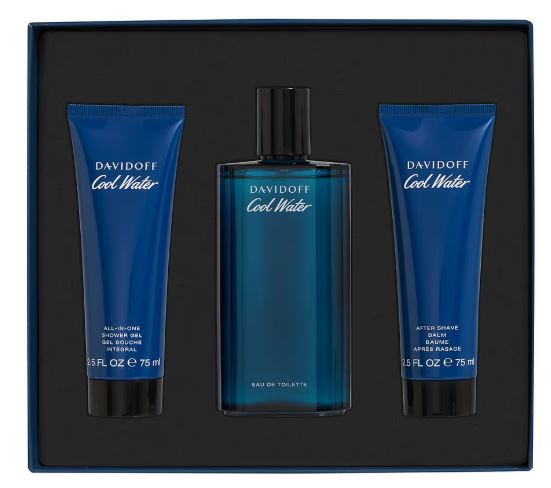 Davidoff Men's 3pcs Cool Water Eau de Toilette Gift Set