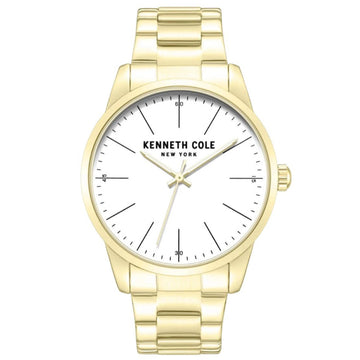 Kenneth Cole New York Men's 44mm Analog Bracelet Watch - White Dial