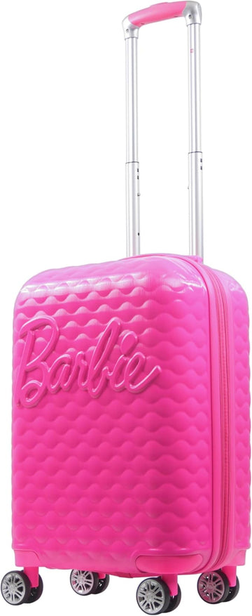 Ful Matel Barbie 22.5" 3D Quilted Carry-On Luggage - Pink