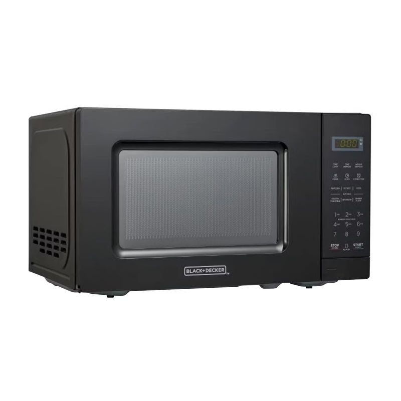 Black+Decker 0.7 cu.ft LED Digital Microwave Oven with Child Safety Lock