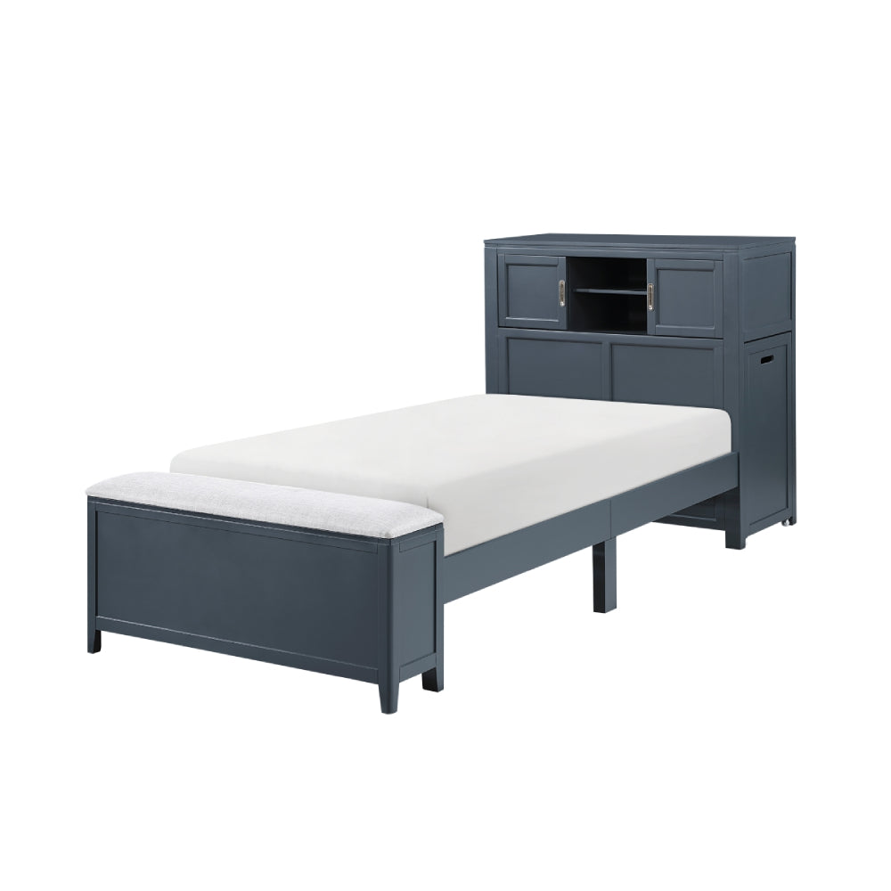 Youth Explorer Twin Bookcase Bedroom Set (4-Piece) by Homelegance