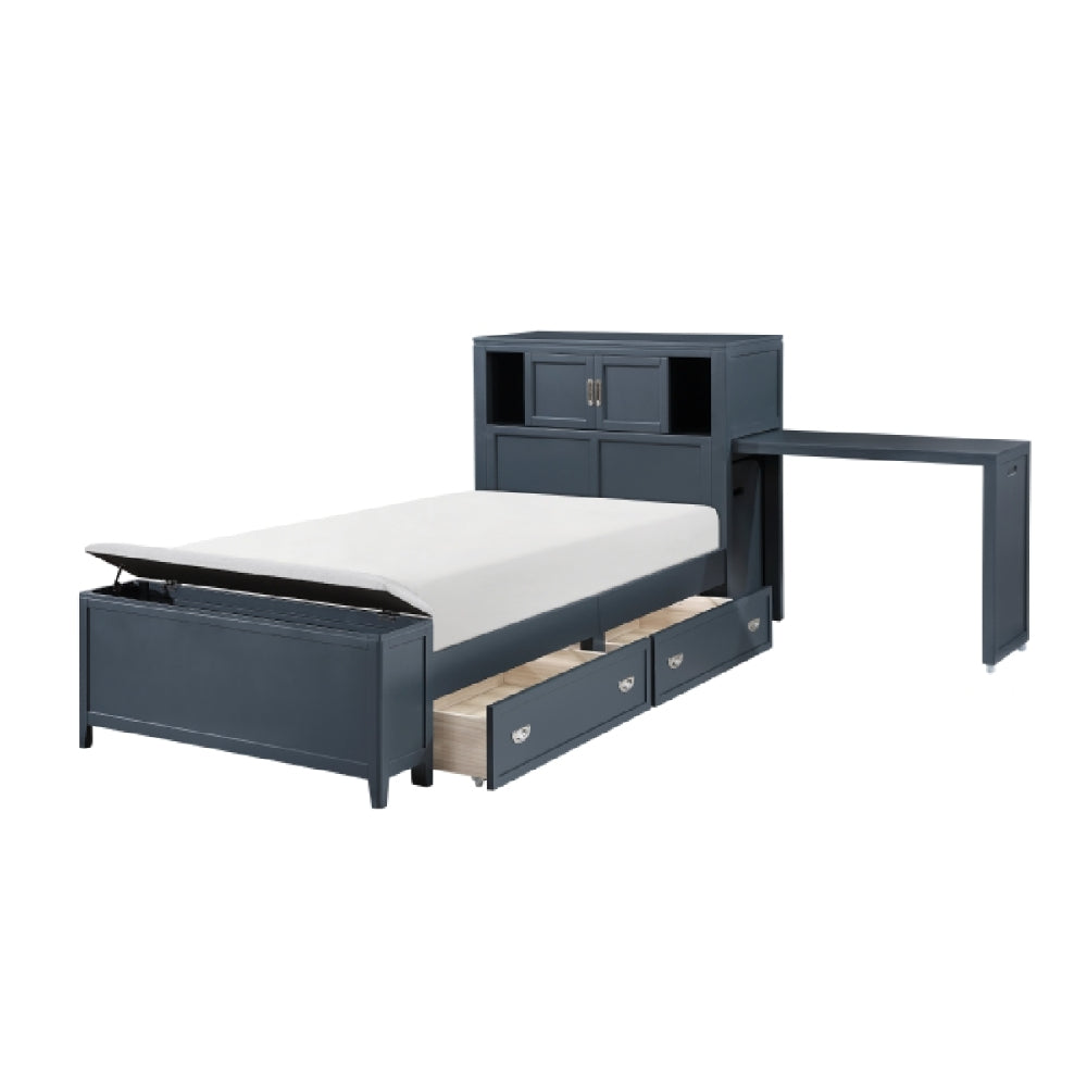 Youth Explorer Twin Bookcase Bedroom Set (4-Piece) by Homelegance