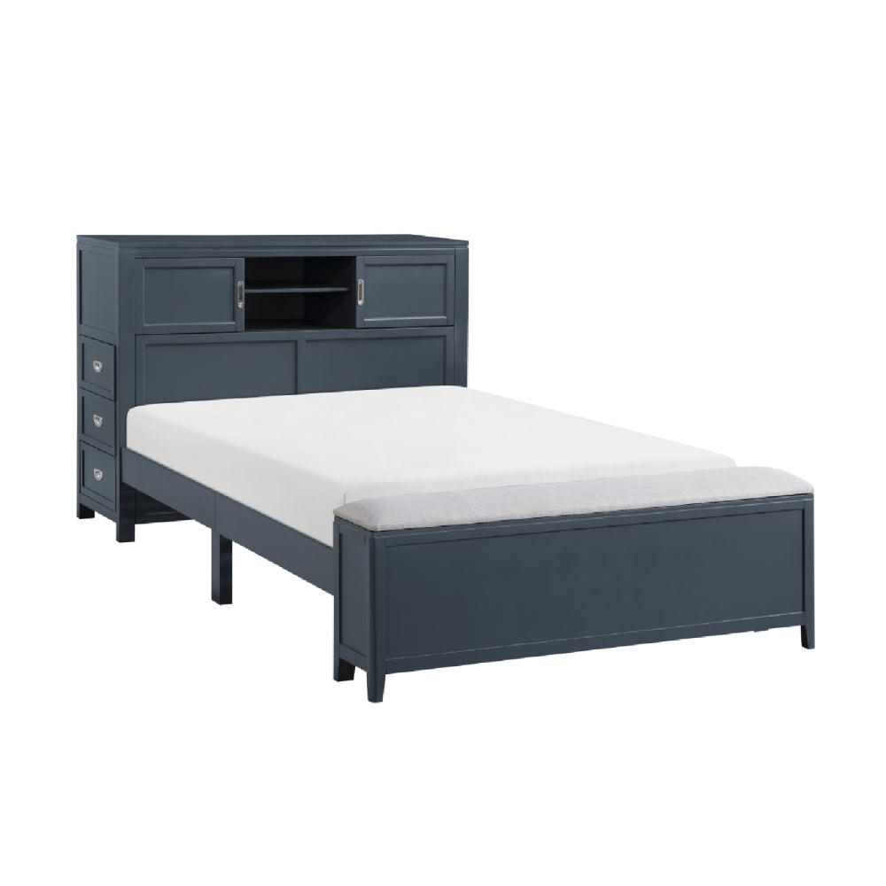 Youth Explorer Twin Bookcase Bedroom Set (4-Piece) by Homelegance
