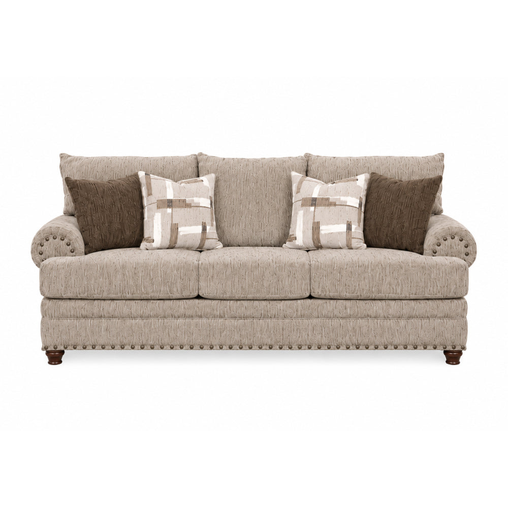 Florence 40" Sofa and Loveseat by Arely Furniture - Brown