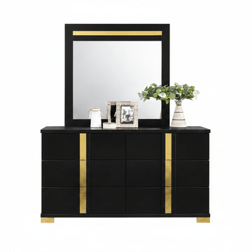 Lille 59" Dresser by Furniture of America - Black