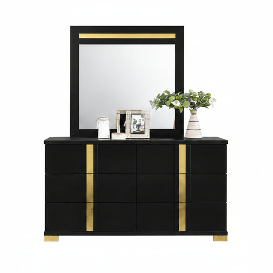 Lille 59" Dresser by Furniture of America - Black
