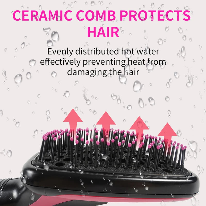 Hot Sale One Step Hair Comb Negative Ion Dryer Brush Curler