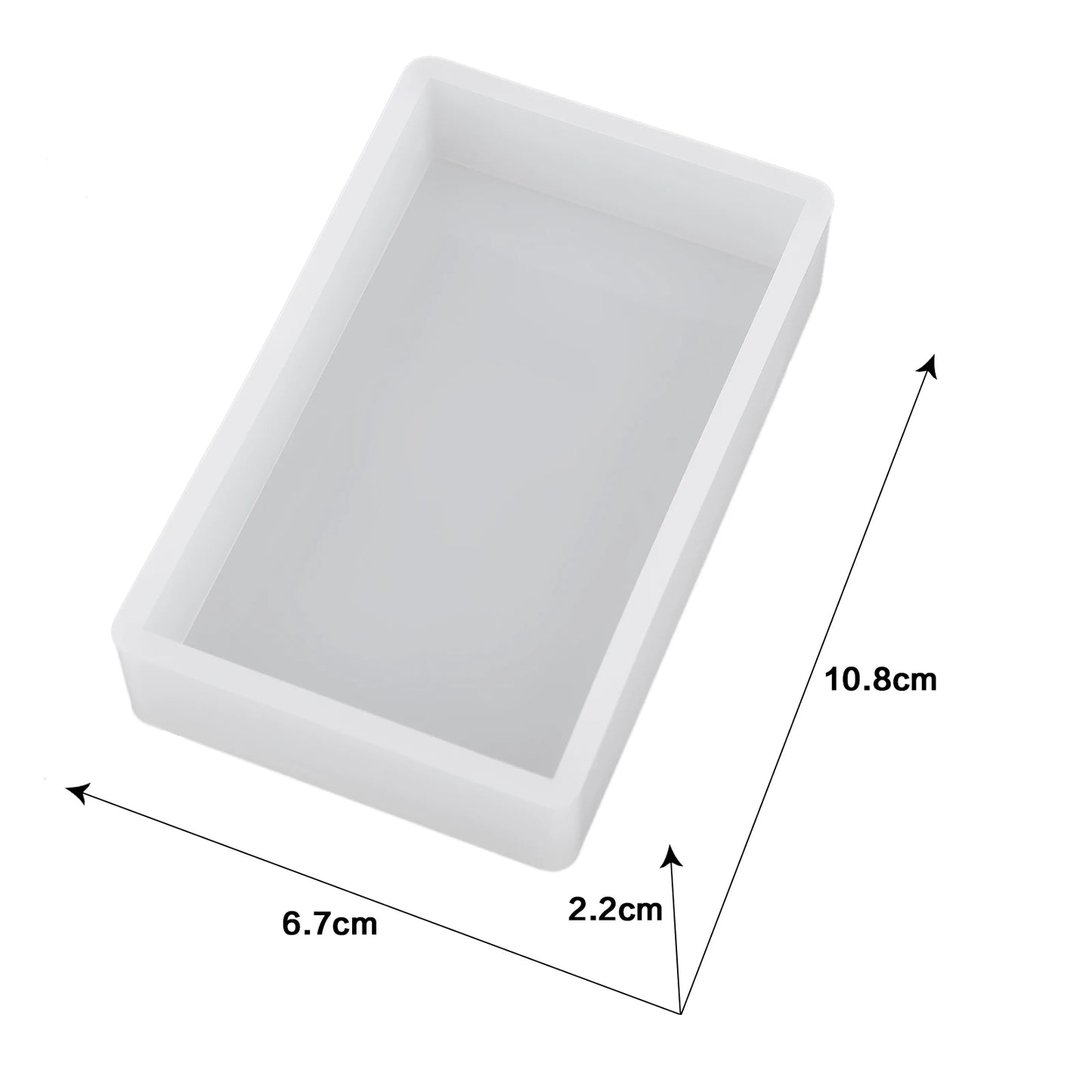 Cuboid Cube Resin Mold Silicone DIY Jewelry Tray Casting Accessories