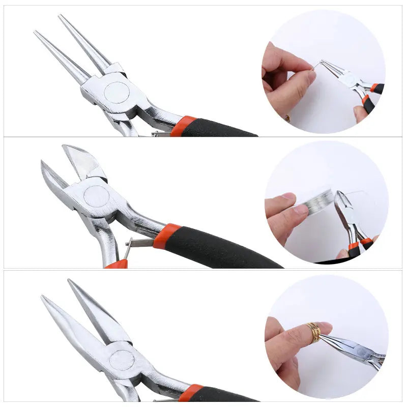 Jewelry Making Supplies Kit with Tools, Copper Wires and Findings