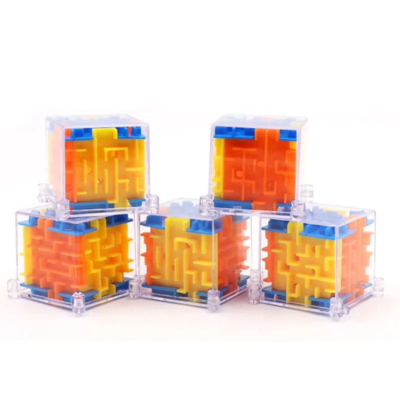 Mini 3D Maze Magic Cube Puzzle Toy for Children Stress Relief