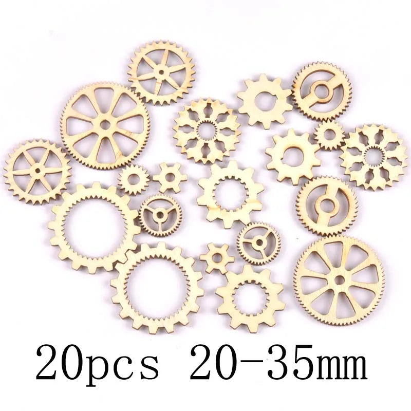 Mixed Leaf Animal Butterfly Chips Wooden Cutouts Craft Embellishments mt2520