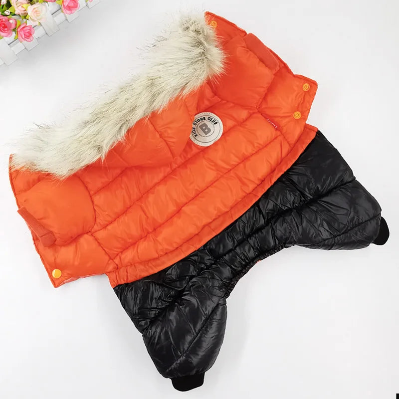 Winter Dog Clothes For Small Dogs Waterproof Soft Fur Hoodies Puppy Jacket Thicken Warm Puppy Pet Chihuahua Yorkie Pets Clothing