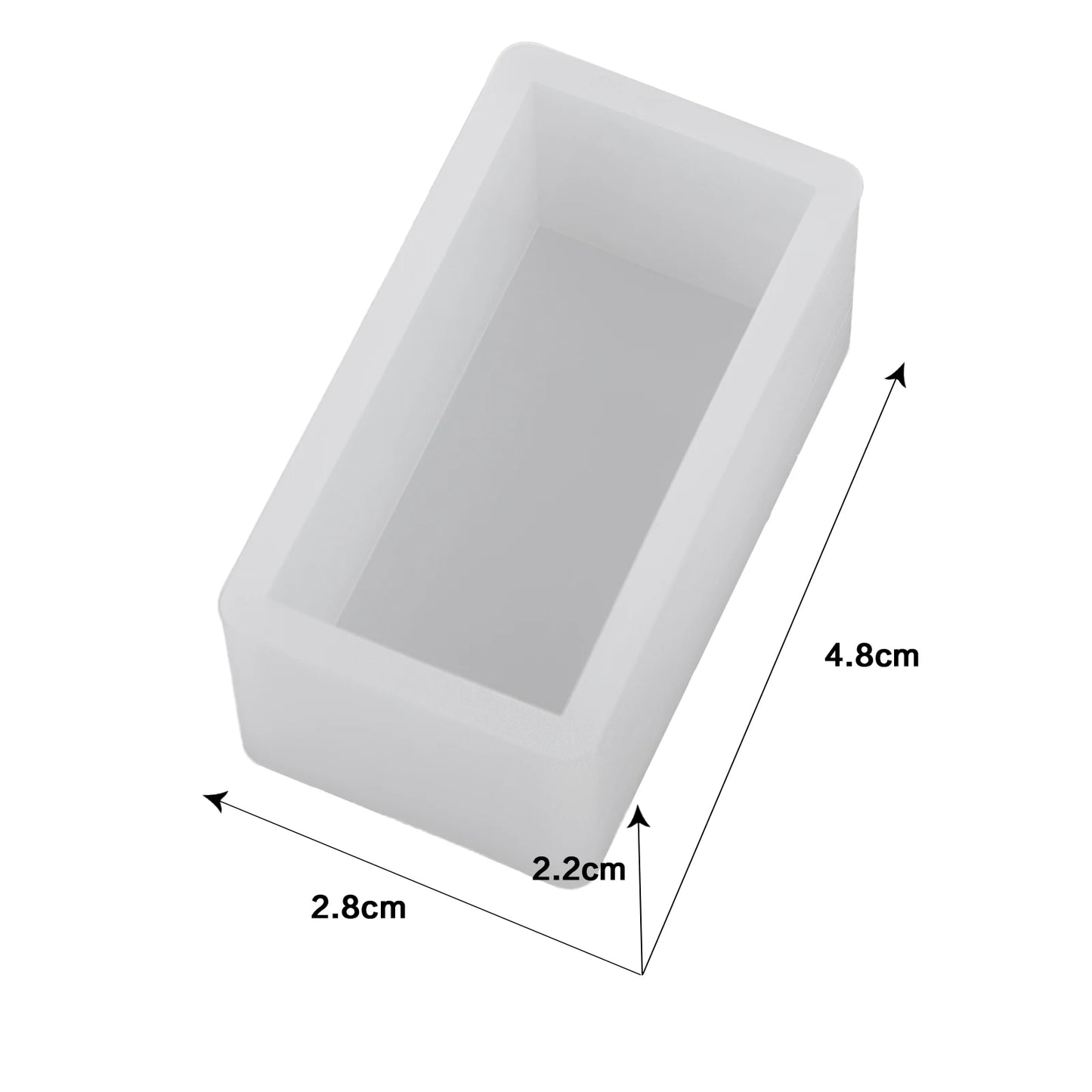 Cuboid Cube Resin Mold Silicone DIY Jewelry Tray Casting Accessories