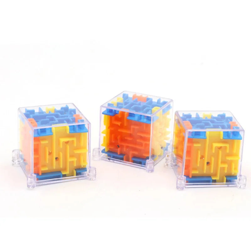Mini 3D Maze Magic Cube Puzzle Toy for Children Stress Relief