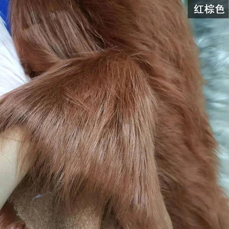 35 Colours 12cm Soft Imitation Plush Fur Fabric for DIY Photo Props Decorative Backgrounds Plush Mats and Animal Toys