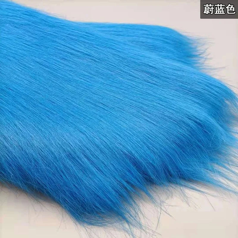 35 Colours 12cm Soft Imitation Plush Fur Fabric for DIY Photo Props Decorative Backgrounds Plush Mats and Animal Toys