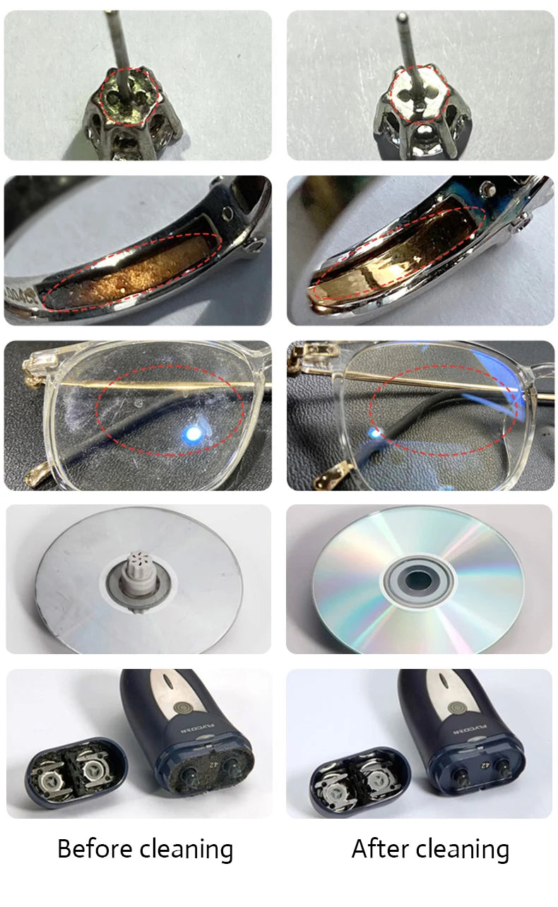 628ml Ultrasonic Cleaner for Jewelry Glasses Circuit Boards High-Efficiency Cleaning Machine