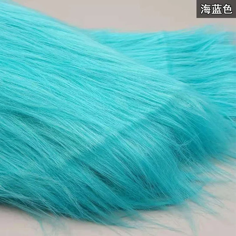 35 Colours 12cm Soft Imitation Plush Fur Fabric for DIY Photo Props Decorative Backgrounds Plush Mats and Animal Toys