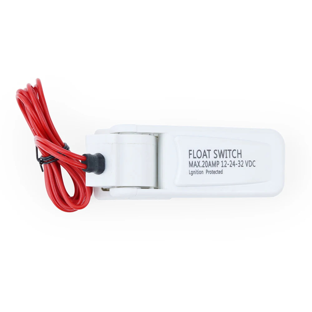 Minibomba de achique eléctrica sumergible para barco, 12 V CC, 500/750/1100 GPH, con sensor de interruptor de flotador para hidroavión, motor, casa flotante