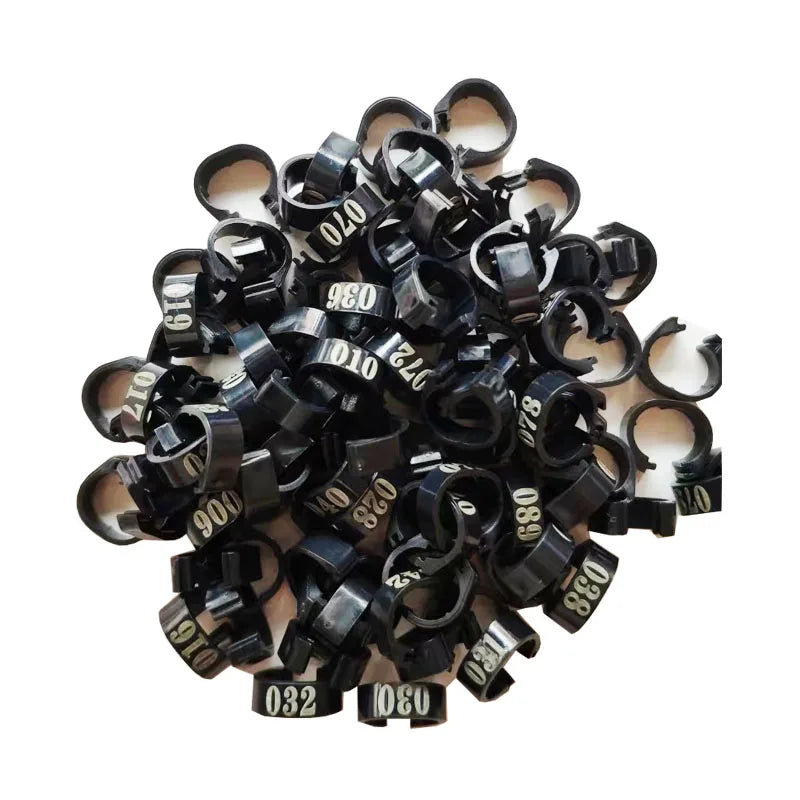 Inner Diameter 8mm Pigeon Leg Bands Poultry Dove Bird Parrot Clip Rings Band Foot Ring Pigeon Supplies Bird Appliances 100 Pcs