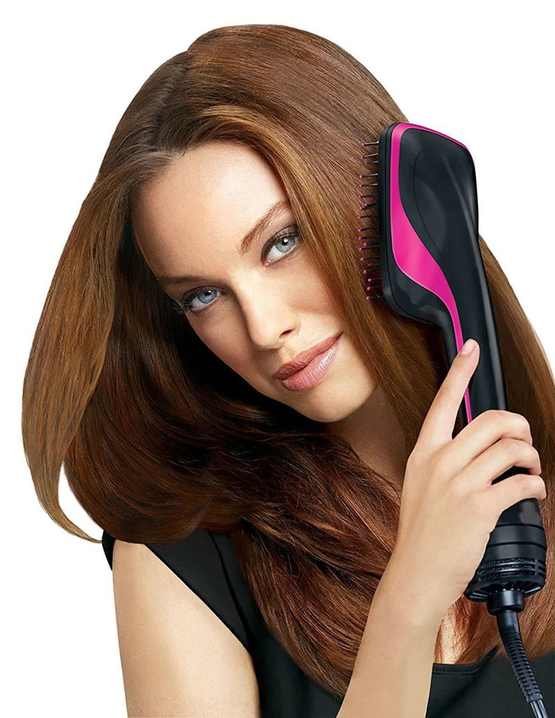 Hot Sale One Step Hair Comb Negative Ion Dryer Brush Curler