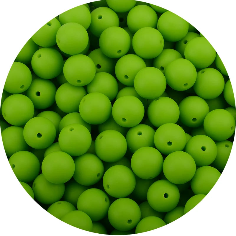 LOFCA 15mm Silicone Loose Beads 20pcs Safe Teether For Infants