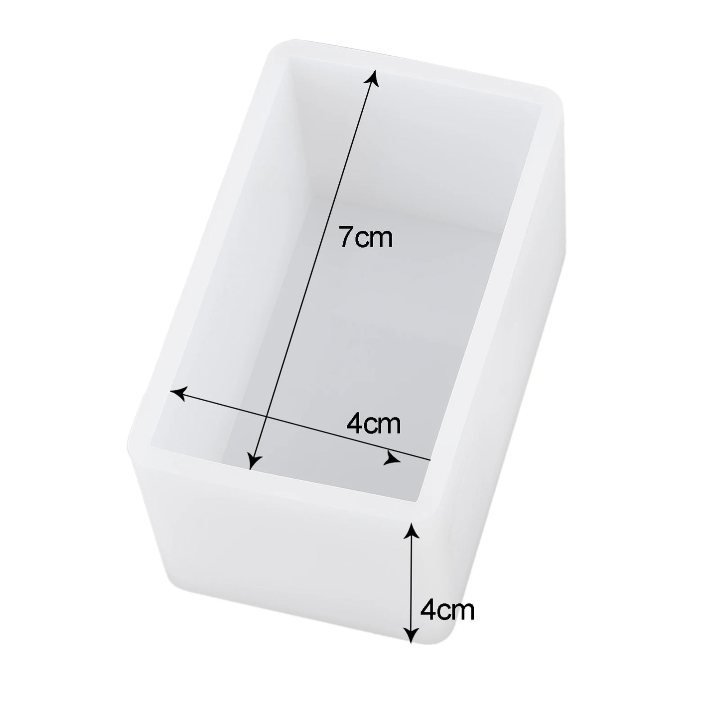 Cuboid Cube Resin Mold Silicone DIY Jewelry Tray Casting Accessories