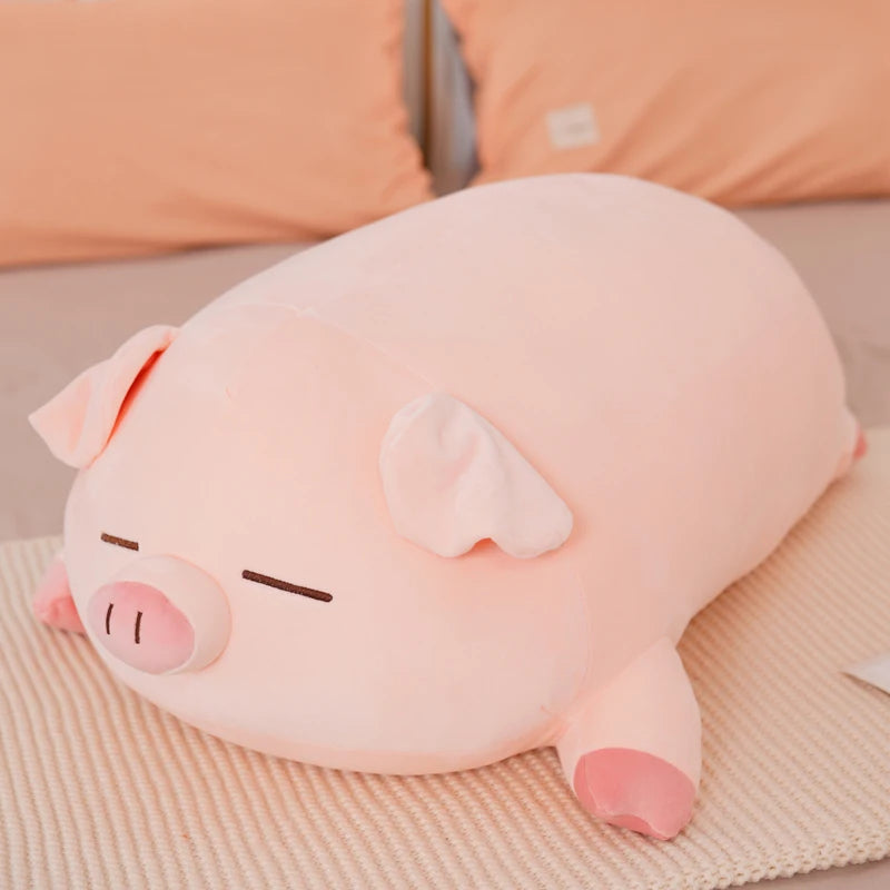 Squish Pig Stuffed Doll Plush Piggy Toy Soft Pillow Cushion for Kids and Babies Available in 40cm 50cm 60cm 80cm