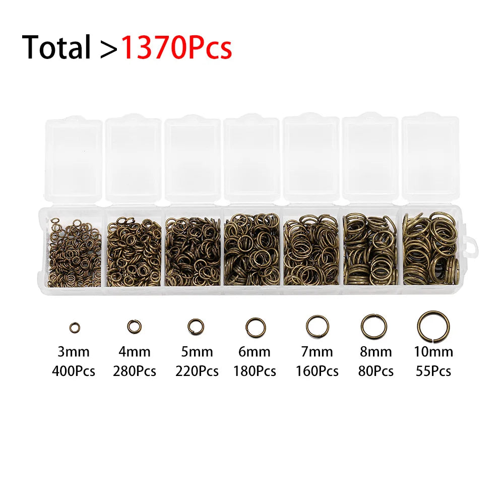 Alloy Accessories Jewelry Findings Set for DIY Jewelry Making