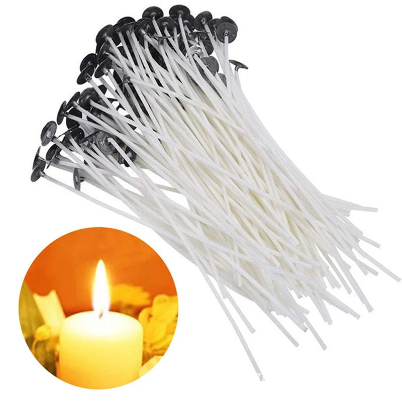 20PCS Pre-waxed Cotton Candle Wicks for DIY Making 9/12/15/17/20cm