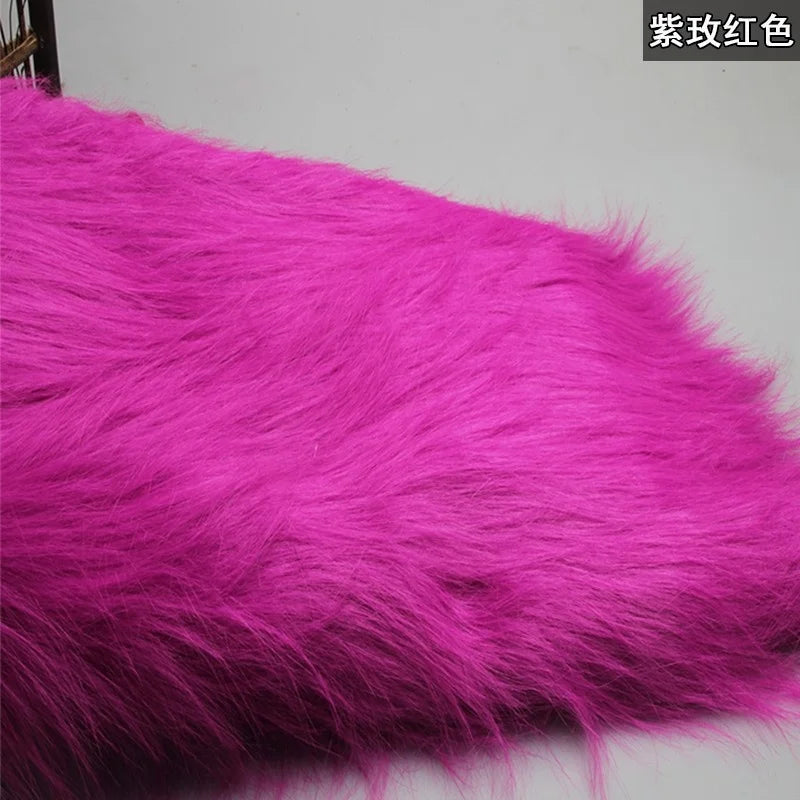 35 Colours 12cm Soft Imitation Plush Fur Fabric for DIY Photo Props Decorative Backgrounds Plush Mats and Animal Toys