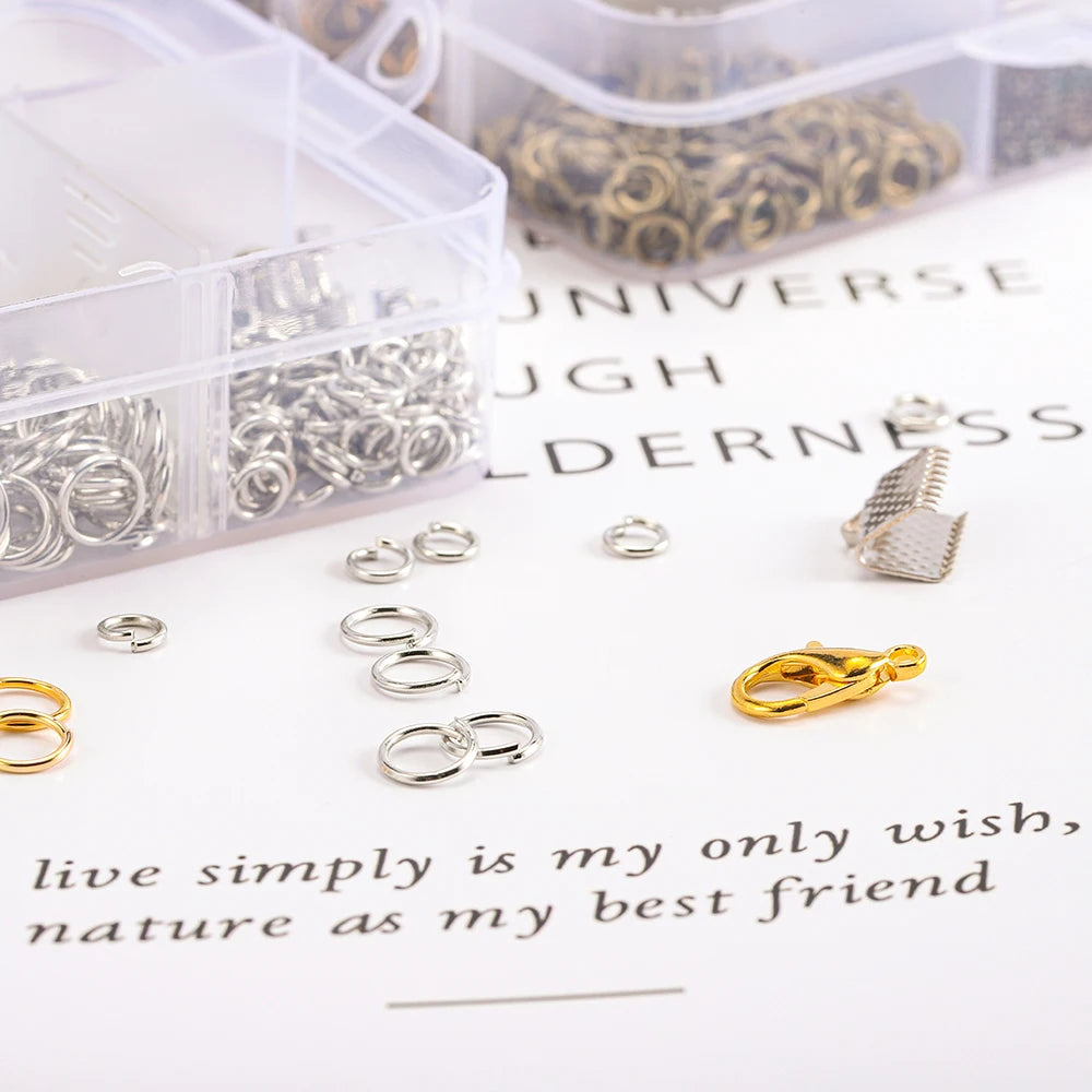 Alloy Accessories Jewelry Findings Set for DIY Jewelry Making