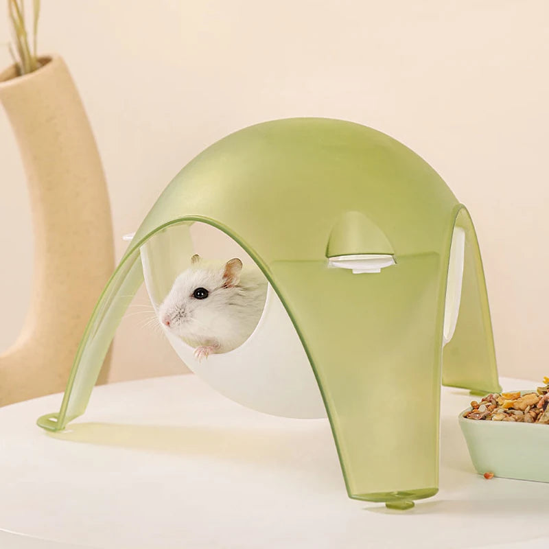 Hamster Spacer Capsule Nest Rest Sleeping House Nest Playing Sports Toys for Small Animals Golden Bear Hedgehog Rat Mouse