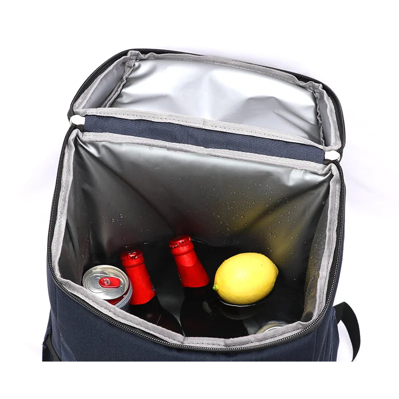 DENUONISS Suitable Picnic Cooler Backpack Thicken Waterproof Large Thermal Bag Refrigerator Fresh Keeping Thermal Insulated Bag