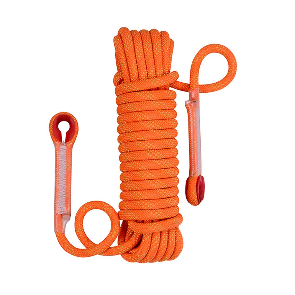 12mm 50m Outdoor Climbing Rope Static Rescue Rope for Mountaineering and Emergency Survival Gear