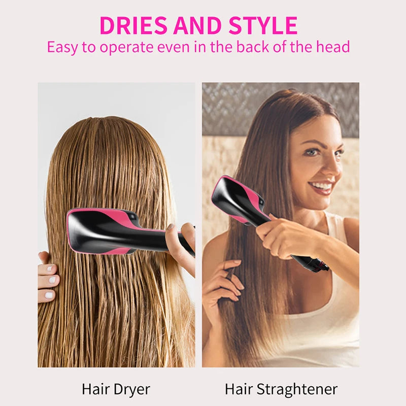 Hot Sale One Step Hair Comb Negative Ion Dryer Brush Curler