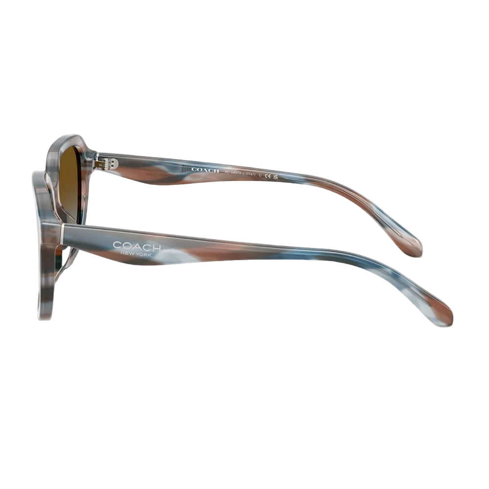 Coach HC8437U Women's Square Gradient Sunglasses